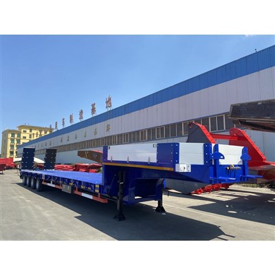 4 المحور Lowbed مقطورة