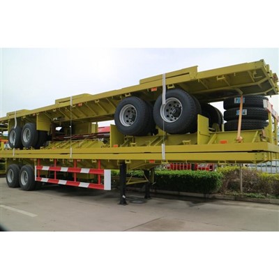 مقطورة مسطحة